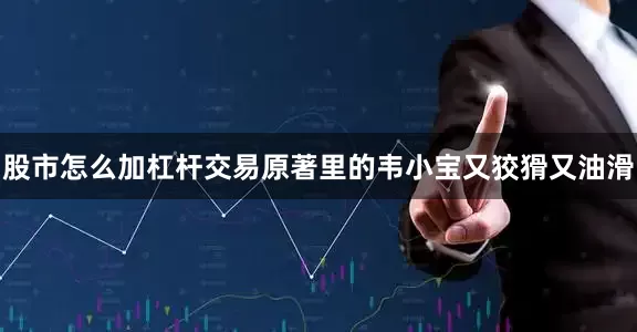股市怎么加杠杆交易原著里的韦小宝又狡猾又油滑